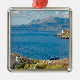 Den Sicilian fiskaren Julgransprydnad Metall