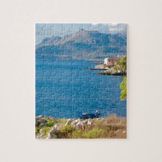 Den Sicilian fiskaren Pussel (Vertikal)