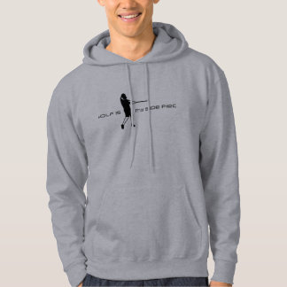 Den Sidepiece sporthoodien, golf är min sidepiece Hoodie