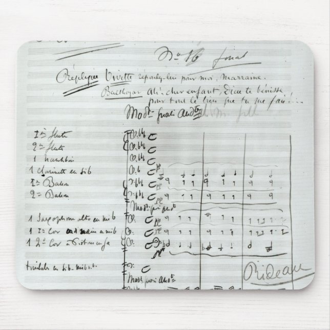 Den signeraa ställningen av agerar III Musmatta (Framsidan)