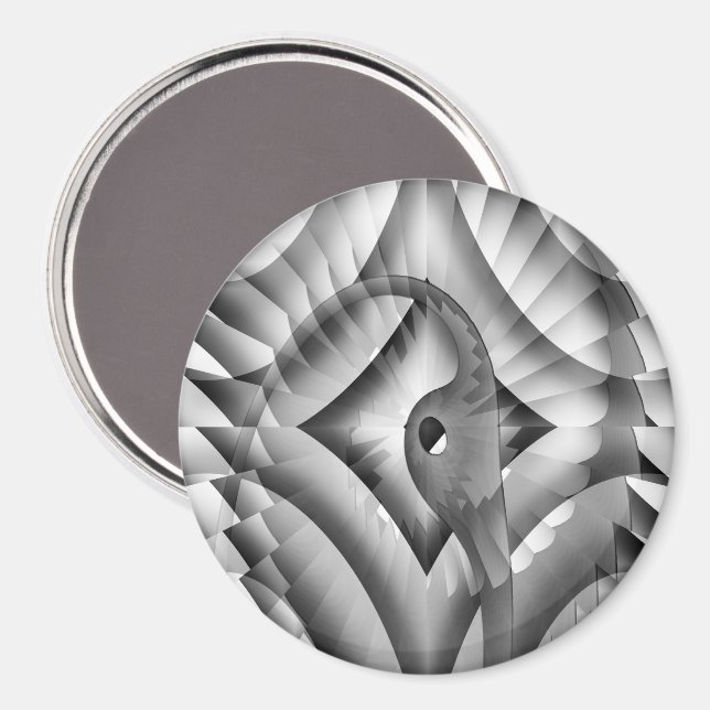 Den silverfågeln.....  magnet (Front/Back)