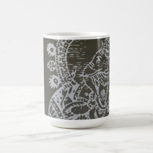 Den silverGanesh muggen - tillfoga din egna namn Kaffemugg