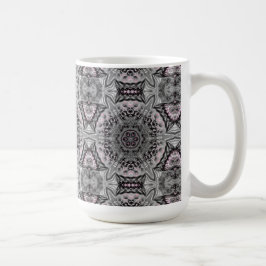 Den Silverne Fraktala Trädgården Kaffemugg