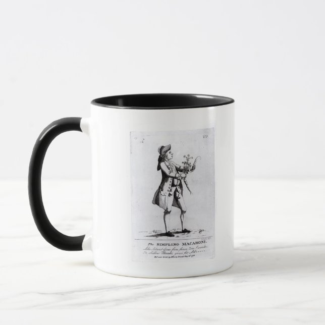 Den Simpling macaronien Mugg (Vänster)