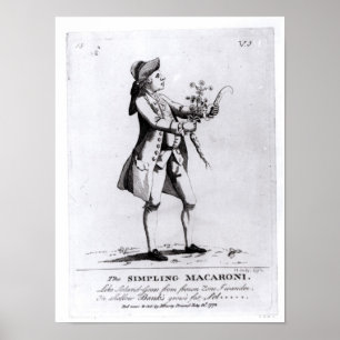Den Simpling macaronien Poster
