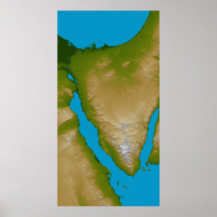 Den Sinai peninsulan Poster