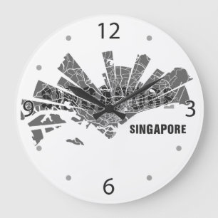 Den Singapore kartan tar tid på Stor Klocka
