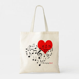 Den singing Heart Romantic Tygkasse