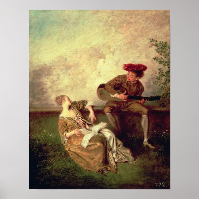 Den singing Lesson Poster (Framsidan)