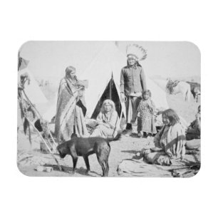 Den Sioux reservationen på gräset Ridge, South Magnet