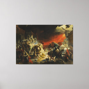 Den sist dagen av Pompeii av Karl Briullov Canvastryck