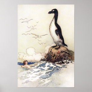 Den sist Gairfowlen av Warwick Goble Poster