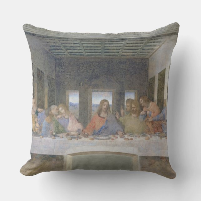 Den sist kvällsmålet, 1495-97 (frescoen) kudde (Framsida)
