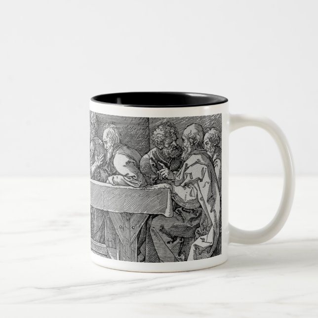Den sist kvällsmålet, pub. 1523 Två-Tonad mugg (Höger)
