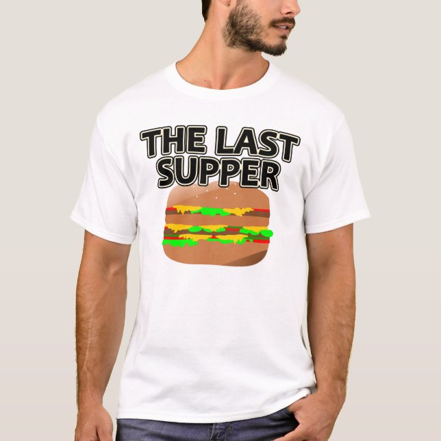 Den sist kvällsmålet tee shirt (Framsida)