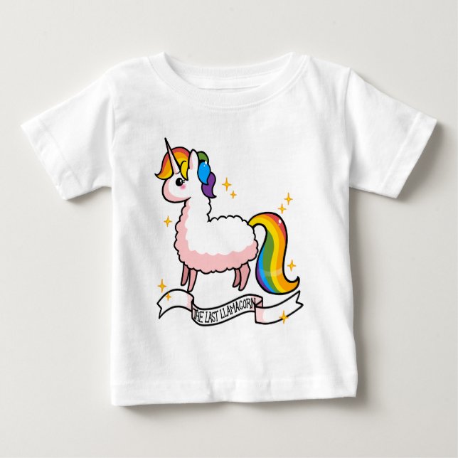 Den sist Llamacornen Tee Shirt (Framsida)