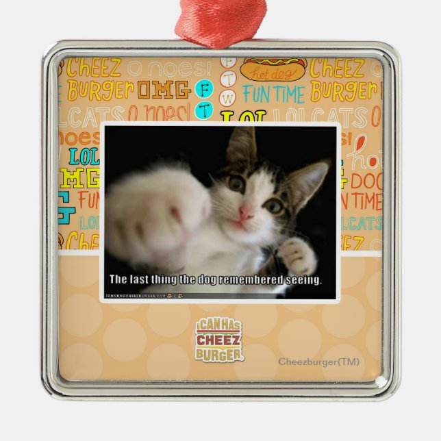 Den sist saken julgransprydnad metall (Framsidan)