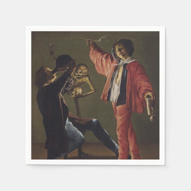 Den sista bäret före Partyets slut Pappersservett (Framsidan)