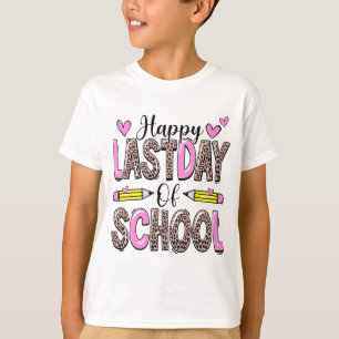 Den sista dagen för leopardläraren Student Graduat T Shirt