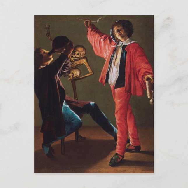Den sista droppen av Judith Leyster vykort (Framsida)