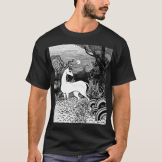 Den sista enhörningen i skuggan av skogspojken t shirt