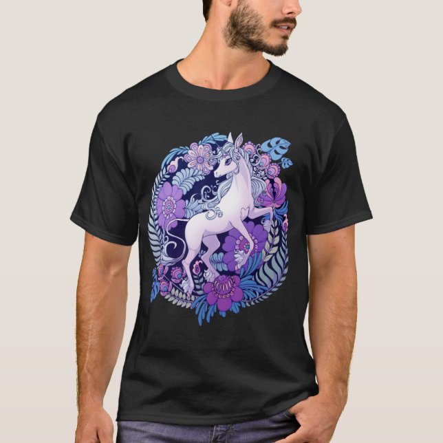Den sista enhörningen pojke t shirt (Framsida)