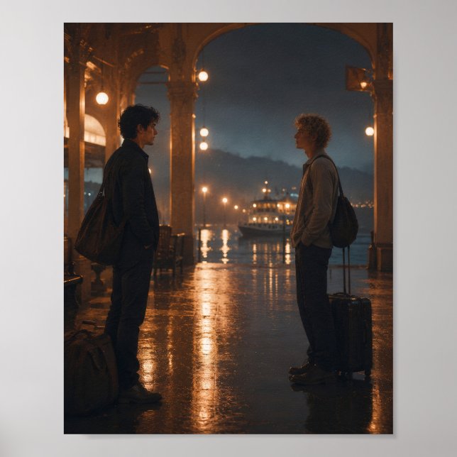 Den sista färjan ut | Gay Art Project Poster (Framsidan)