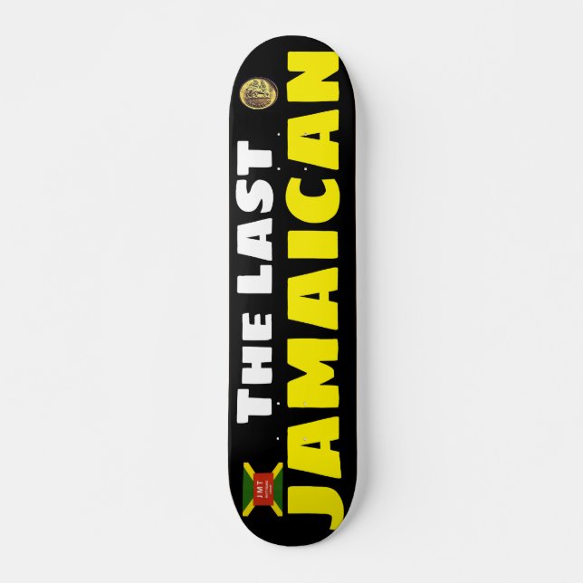 DEN SISTA JAMAICAN 7 3/4-tums Skateboard DOCK (Framsida)