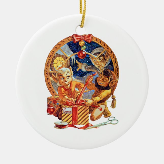 Den sista julklappen i Paket Julgransprydnad Keramik (Framsidan)