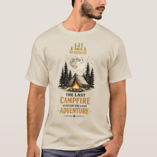 Den sista lägerelden Tält - Vintage Wilderness Äve T Shirt