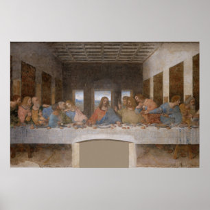 Den sista leverans 1495 1498 från Leonardo da Vinc Poster