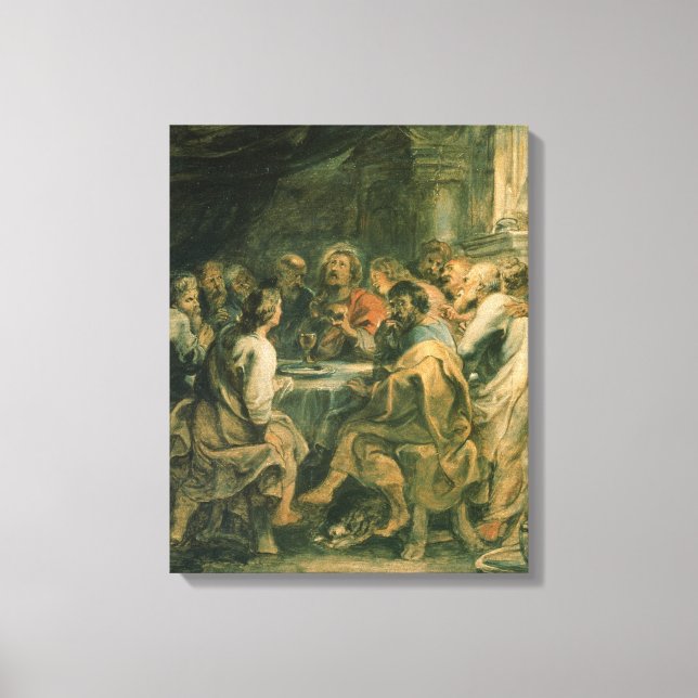 Den sista leverantören, c.1630-31 canvastryck (Framsida)