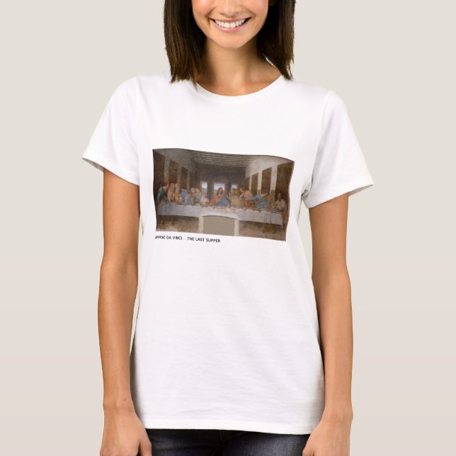 Den sista leverantören Leonardo Da Vinci T Shirt (Framsida)