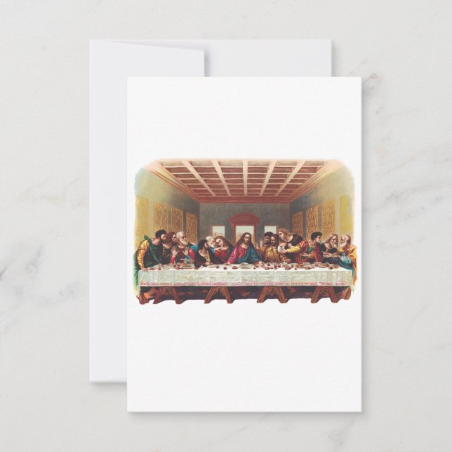 Den sista leverantören tack kort (Framsida)