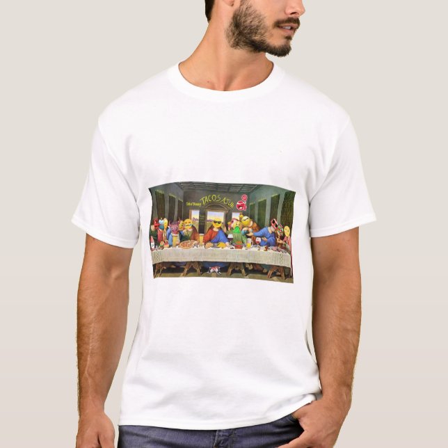 den sista och vi borta t shirt (Framsida)