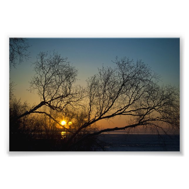 Den sista plågsamma biten av Sol Fototryck (Framsidan)