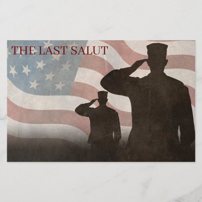 DEN SISTA SALUTEN VINTAGE (Framsida)