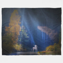 Den sista Unicorn Fleece Blanket