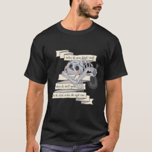 Den sista Unicorn Skull-riddle T Shirt