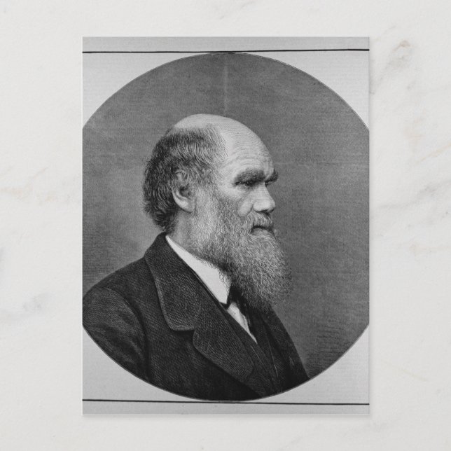 Den siste C. R. Darwin, FRS, LLD Vykort (Framsida)