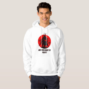 Den siste samurajkrigaren – Modig japansk samuraj Hoodie