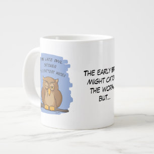 Den siste Uggla fångade den fetaste möss! Jumbo Mugg