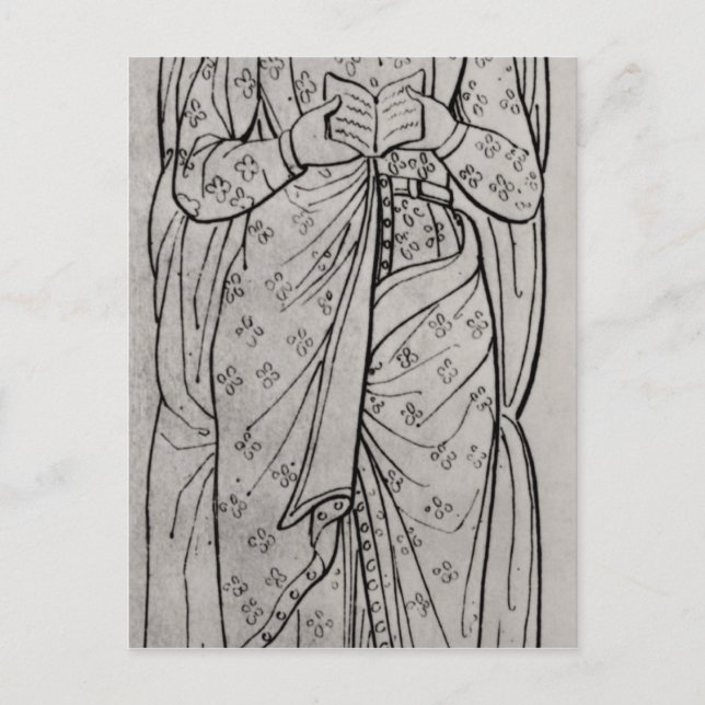 Den sittande Eleanor från Aquitaine Vykort (Framsida)