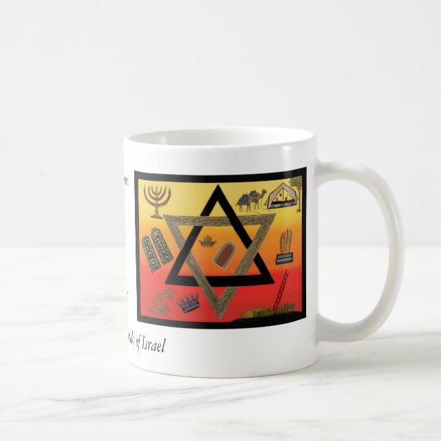 Den sju shepherdset av den Israel muggen Kaffemugg (Höger)