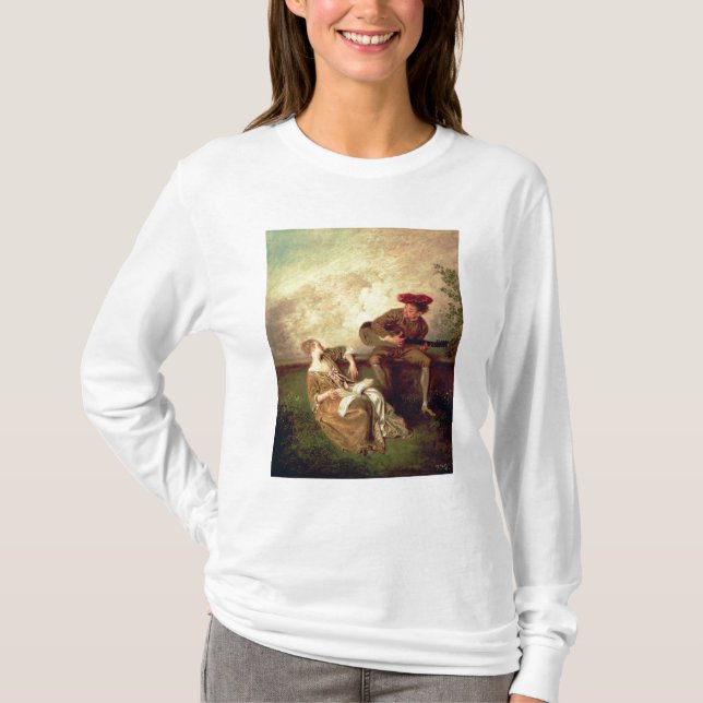 Den sjungande kursen tee shirt (Framsida)