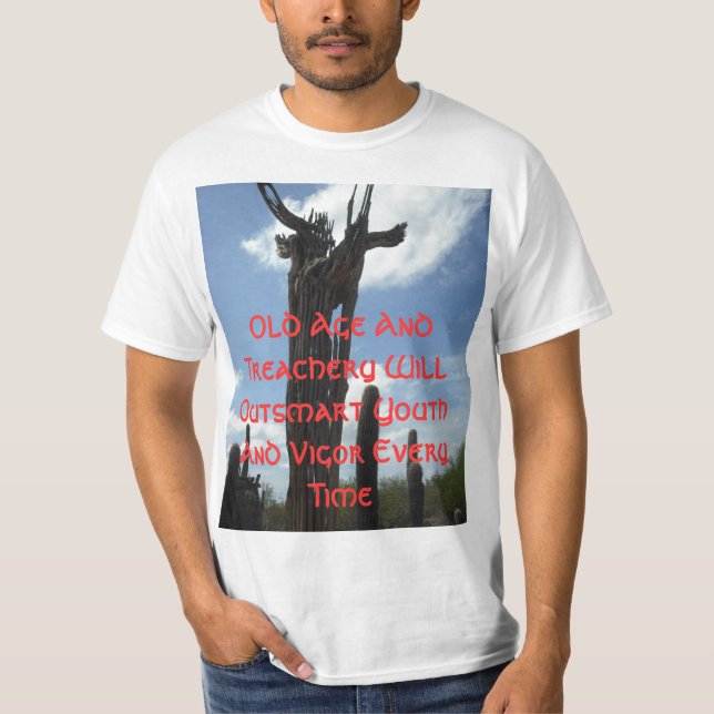 Den ska 907, gamlingen och svek Outsmart T Shirt (Framsida)