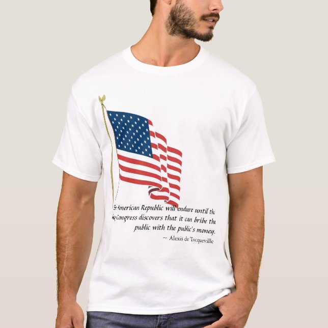 Den ska amerikanrepubliken uthärdar till…., tee (Framsida)
