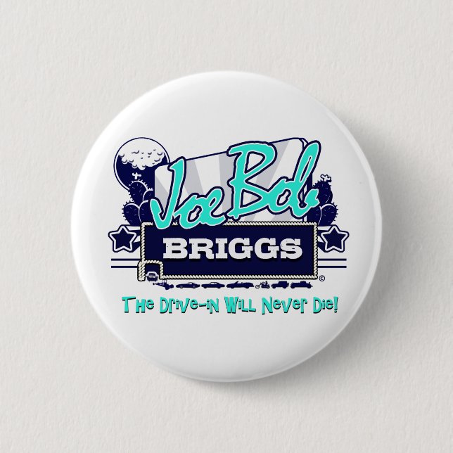 Den ska drive-inbio dör aldrig knäppas knapp (Framsida)