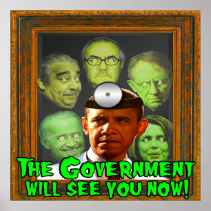 Den ska regeringen ser dig nu! (Dr. Obama) Poster