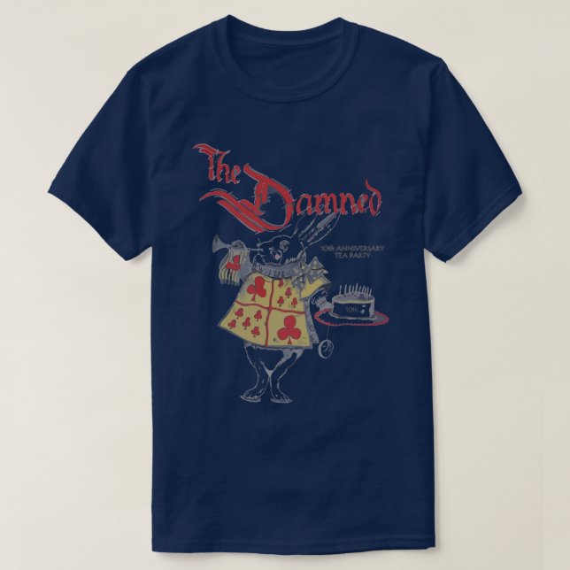 Den skadade Tea Party T Shirt (Design framsida)